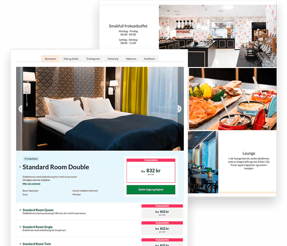 Thon hotel mockup