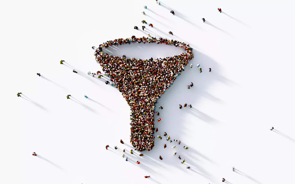 Funnel of humans