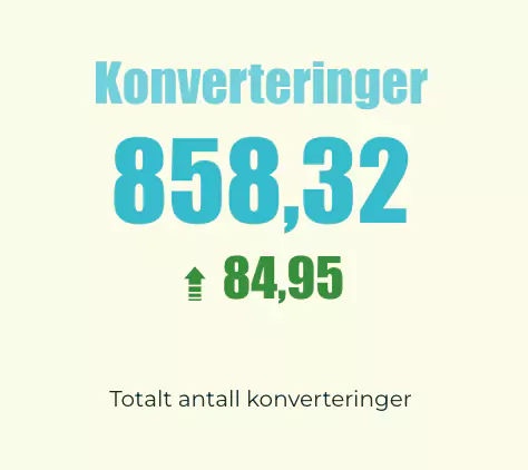 Konverteringer positiv